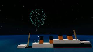 Mini Minecraft Titanic Sinks [upl. by Ellehc]