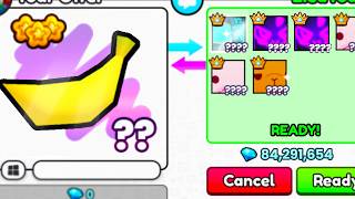 Trading 1 SECRET BANANA in Pet Simulator 99 [upl. by Pinkham]