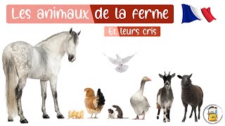 Les Animaux De La Ferme En Français  Les Cris Des Animaux Et Les Noms Des Animaux Pour Les Enfants [upl. by Lydie257]