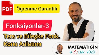 Fonksiyonlar3  Ters Fonksiyon ve Bileşke Fonksiyon  Öğrenme Garantili [upl. by Issej]