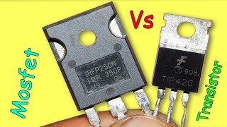 Mosfet Vs Transistor Battery Charger Circuit [upl. by Chancelor]