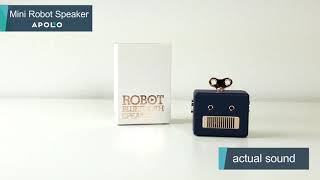 Retro Robot Bluetooth Speaker [upl. by Hamel]