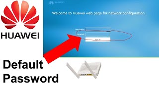 What is the default password of a Huawei modemrouter  EG814V5 [upl. by Hsoj]