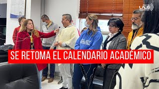 Levantamiento suspensión calendario académico [upl. by Eliza]