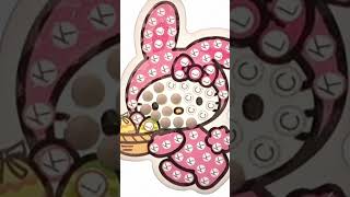 Diamond Painting Art Sanrio hello kitty 💎 satisfying diamond diamondpainting [upl. by Florina]