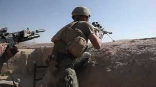 Recon Marine Sniper in Firefight With Taliban Near Sangin  Barrett Rifle  USMC Sniper [upl. by Aneer]