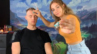 ASMR Healing You by Touch III  Reiki Inspired Energy Cleansing and Hand Movements on a Real Person [upl. by Strong783]