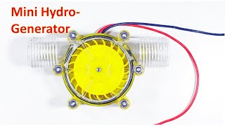 Mini HydroGenerator 12vDC 4K [upl. by Nnywg]