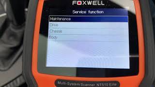 How to reset the CAS system on a BMW E90 with the Foxwell Nt510 Elite [upl. by Yehs]