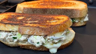 🧀 Easy Homemade Grilled Cheese Tuna Melt 🧀 [upl. by Pettifer]