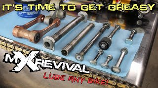 HOW TO  Take Apart amp Grease Your Dirt Bike Bearings amp Linkage  Lubricate your Motorcycle Chassis [upl. by Hands]