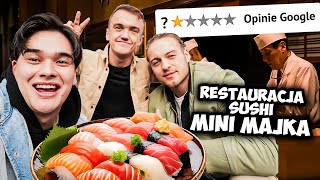 JAK SMAKUJE SUSHI MINI MAJKA  testujemy nową restaurację [upl. by Hennie]