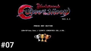 Bloodstained Curse of the Moon 07 GUIA DE TROFÉUS [upl. by Magnus636]