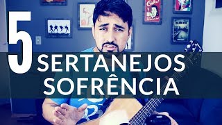 5 Sertanejos Sofrência  Tiago Contieri [upl. by Shalne]