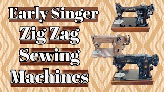 Vintage Singer Zig Zag Sewing Machines [upl. by Kirk678]