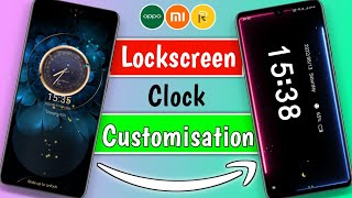 Realme Lockscreen Clock Change  How to Change the Clock Format on an Android Phone [upl. by Akiam]