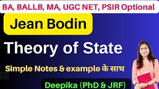 Jean Bodin Theory of State [upl. by Schulman404]