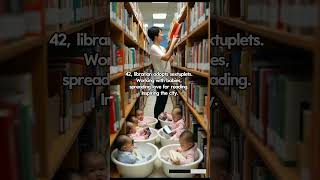 42 librarian adopts sextuplets Working with babies spreading love for readingInspiring the city [upl. by Ennaeilsel27]