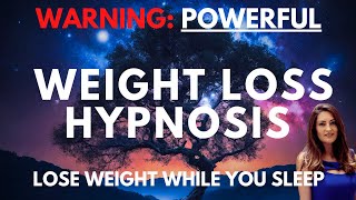 Lose Weight While you Sleep  POWERFUL Weight Loss Sleep Hypnosis [upl. by Jodie]