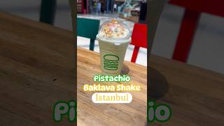 🇹🇷Baklava Pistachio Shake💚 istanbul baklava antepfıstığı istambul türkei turkey türkiye [upl. by Garvy]