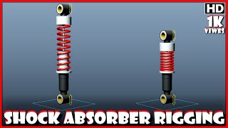 Shock Absorber Rigging in Autodesk Maya 2017 [upl. by Ylenats]