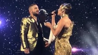 Maluma brings out Jennifer Lopez for ‘No Me Ames’ Full Live at Tour Madison Square Garden New York [upl. by Spearing]