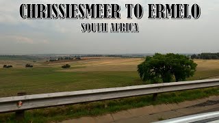 DRIVING from CHRISSIESMEER to ERMELO in SOUTH AFRICA 4K 60fps [upl. by Acira]