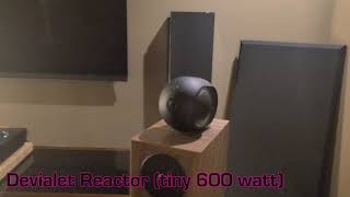 Devialet Phantom 1 vs Reactor 600watts [upl. by Ennis]