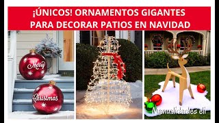 ¡Ornamentos Navideños Gigantes Para Exteriores [upl. by Haslett]