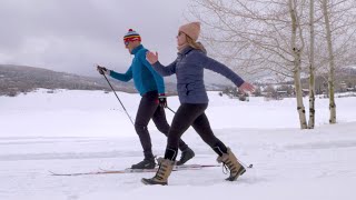 How to Cross Country Ski A Beginner’s Guide  Part 2  PSIAAASI [upl. by Ahselyt500]