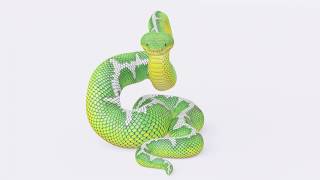 Animated Emerald Tree Boa Preview [upl. by Feigin711]