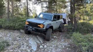 Bronco raptor towing teardrop trailer￼ [upl. by Harned]