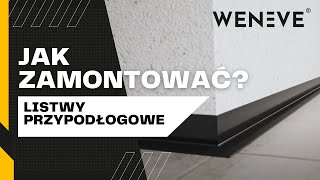 Jak zamontować minimalistyczne listwy przypodłogowe Minileiste  Instrukcja w 7 krokach  WENEVE [upl. by Nylahsoj]