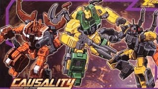 T2RX6 Reviews Fansproject Deluxe Insecticons [upl. by Scriven]