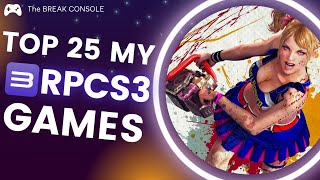 Top 25 My Games on RPCS3 Emulators PS3 Emulator 2024  Compatibility Playble [upl. by Ragan]