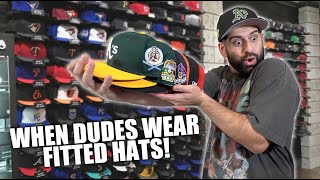 WHEN DUDES WEAR FITTED HATS [upl. by Sihonn]