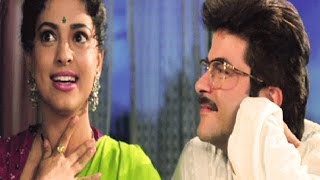 Juhi Chawla sings for Anil Kapoor  Andaz Comedy Scene 1822 [upl. by Liman992]