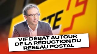 Vif débat autour de la réduction du réseau postal [upl. by Emogene]