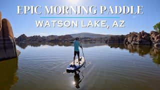 WATSON LAKE Prescott Paddle Through Arizonas Boulder Wonderland  Paddle Board AZ [upl. by Wojcik]