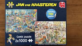 Jan van Haasteren 2x1000 Combidoos De Verbouwing en De Bouwmarkt Puzzel1000Stukjes [upl. by Alfonso]