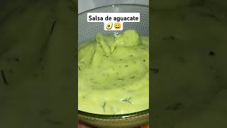 Salsa de aguacate [upl. by Elleinnad]