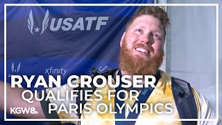 2time gold medalist Ryan Crouser on making Olympics for 3rd time [upl. by Jenny128]