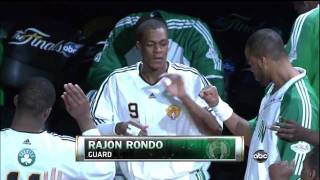 Intro of Boston Celtics in GM 5 Finals 2010 VS Lakers [upl. by Noyad]