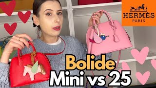 The MOST Underrated Bag 🍊 Hermes Mini Bolide vs Bolide 25 🍊 Bolide 1923🍊 Whats in my bag Zoomoni [upl. by Etterual]