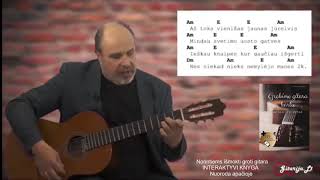 JUREIVIO DAINA Mokomės groti gitara [upl. by Kynthia]