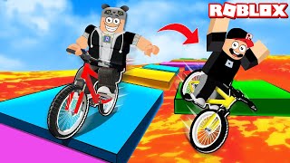 Bisiklet Yarışı Oyunu  Çok Hızlıyım  Roblox Bike of Hell [upl. by Ayocat]