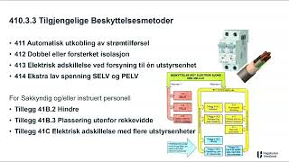 Beskyttelse mot elektrisk sjokk del 1 [upl. by Nojram575]