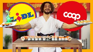 🍣SUSHI STELLATO vs SUPERMERCATI 🍱 QUAL È IL SUSHI MIGLIORE [upl. by Ayotna129]