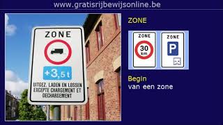 Copy of GRATIS RIJBEWIJS ONLINE 6 Rijbewijs B  BEBOUWDE KOM  ZONE  WOONERF [upl. by Bodkin]