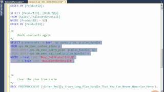 Query plans with stored procedures [upl. by Ayaladnot568]